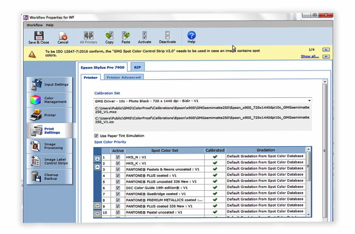 gmg software screenshot